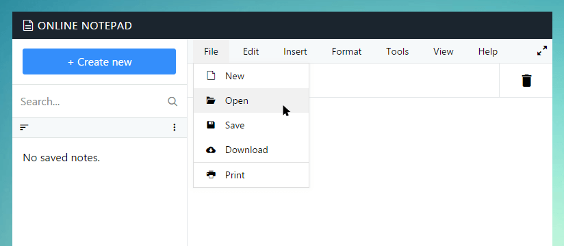 Open text file in Tipmedia